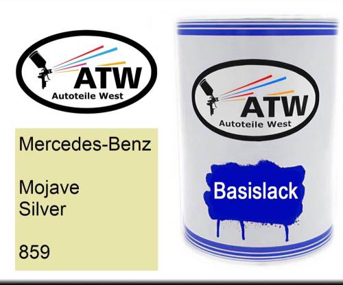 Mercedes-Benz, Mojave Silver, 859: 500ml Lackdose, von ATW Autoteile West.